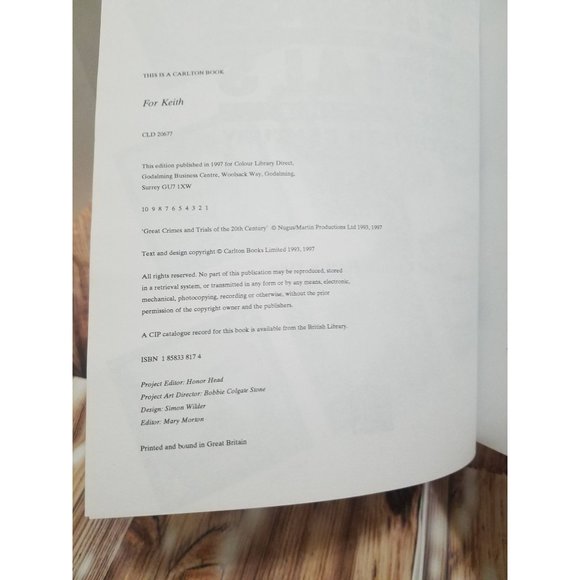 Great Crimes and Trials of the Twentieth Century Hardcover 1997 Paul Begg Martin - Picture 5 of 5